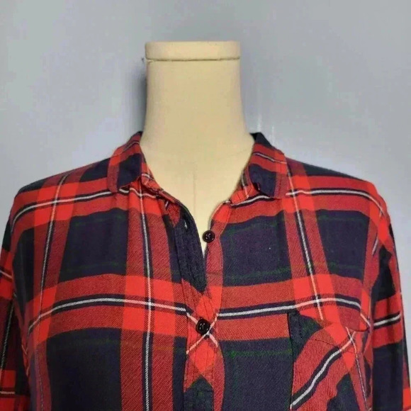 Final Price / Last Chance Item Primark Size 12 Red Blue Plaid - Picture 2 of 10